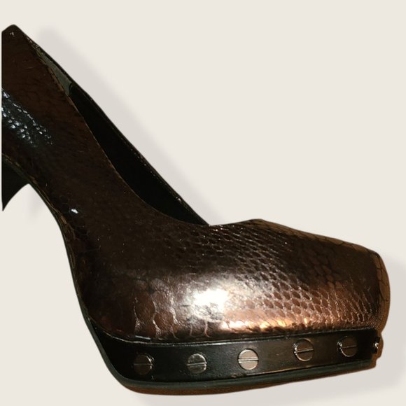 Sexy Metallic Snakeskin 5" Heels BUNDLE&SAVE 30% - Picture 3 of 5